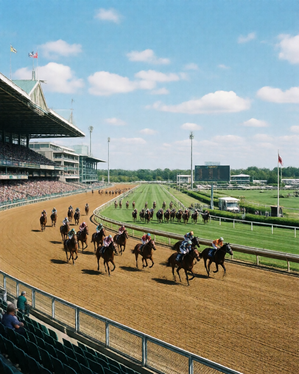 Horse racing scene — 賽事直擊