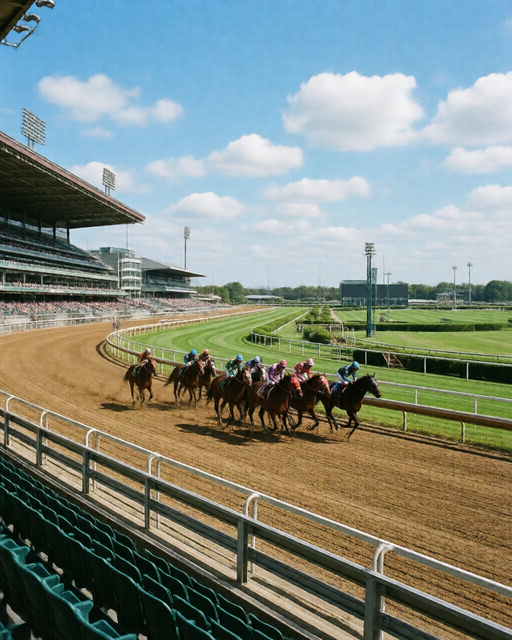 Horse racing scene — 賽馬攻略誌