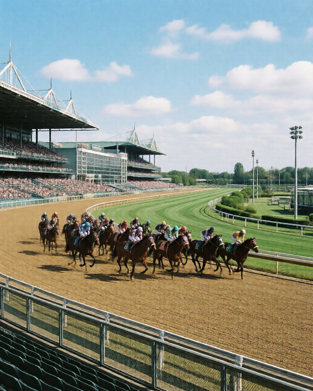 Horse racing scene — 馬場觀察站