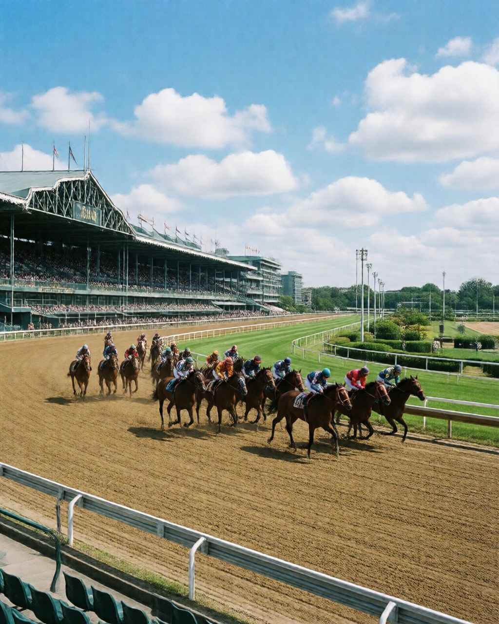 Horse racing scene — 馬經誌