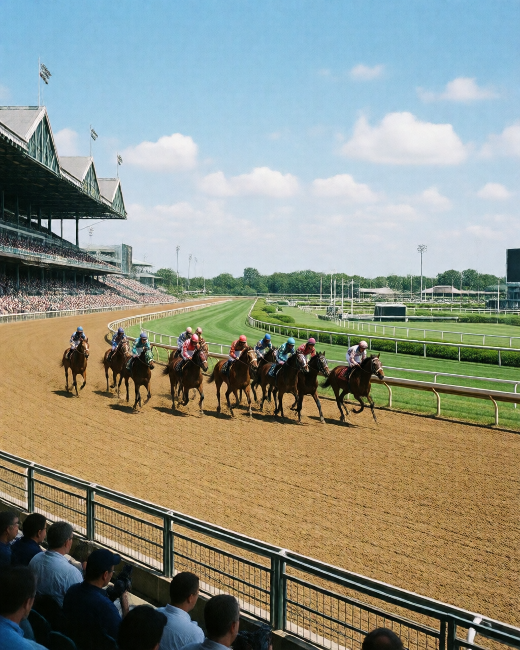 Horse racing scene — 配磅分析