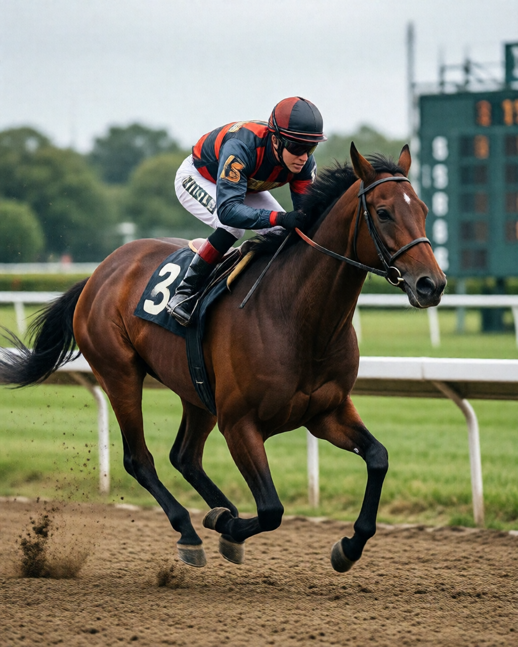 Horse racing scene — 馬場觀察站