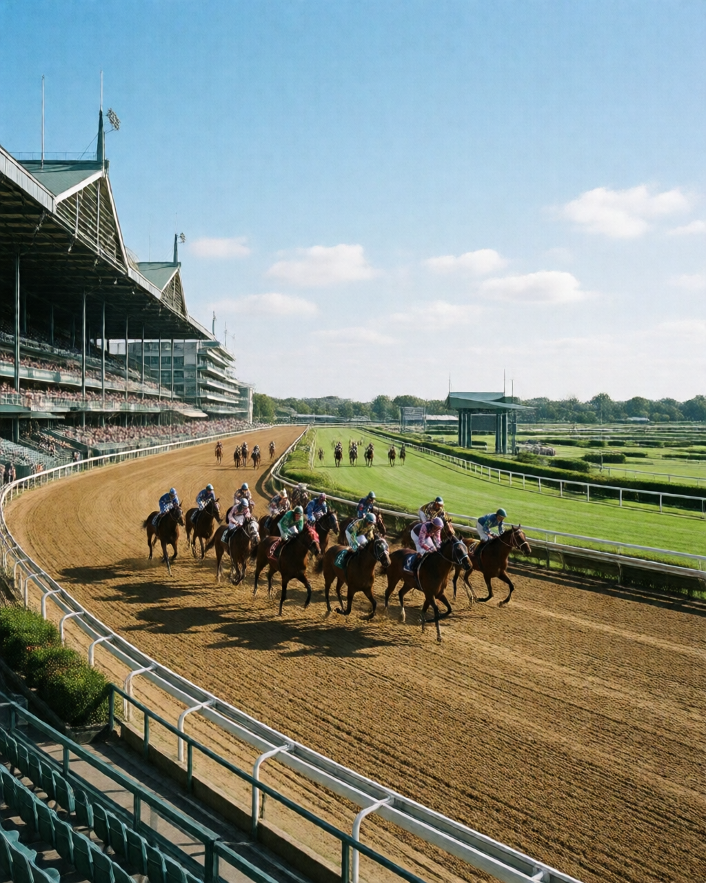 Horse racing scene — 賠率情報誌