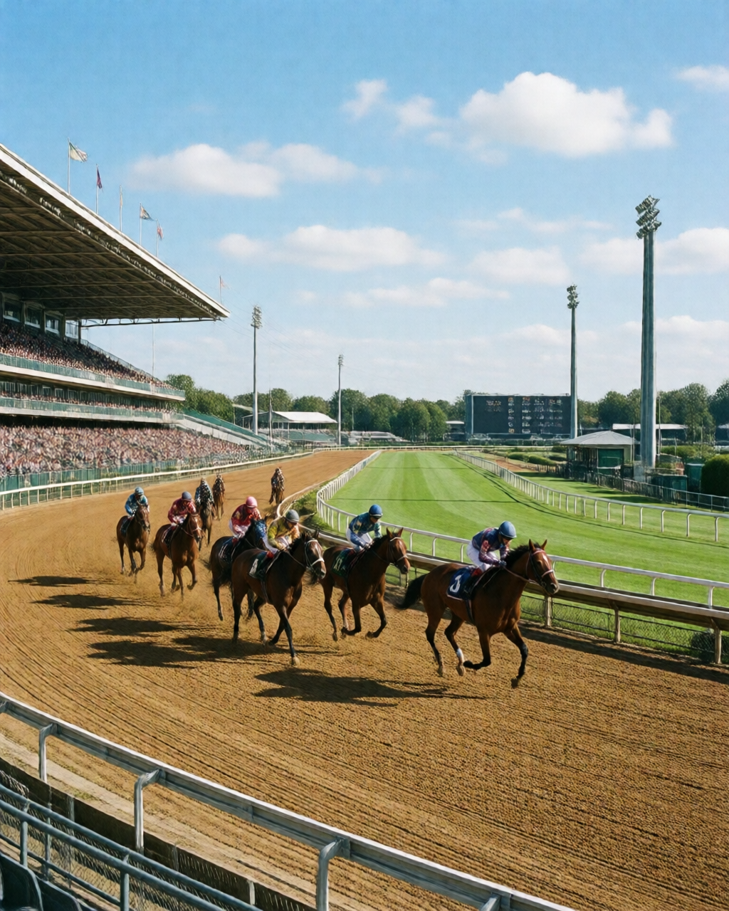 Horse racing scene — 賽事直擊