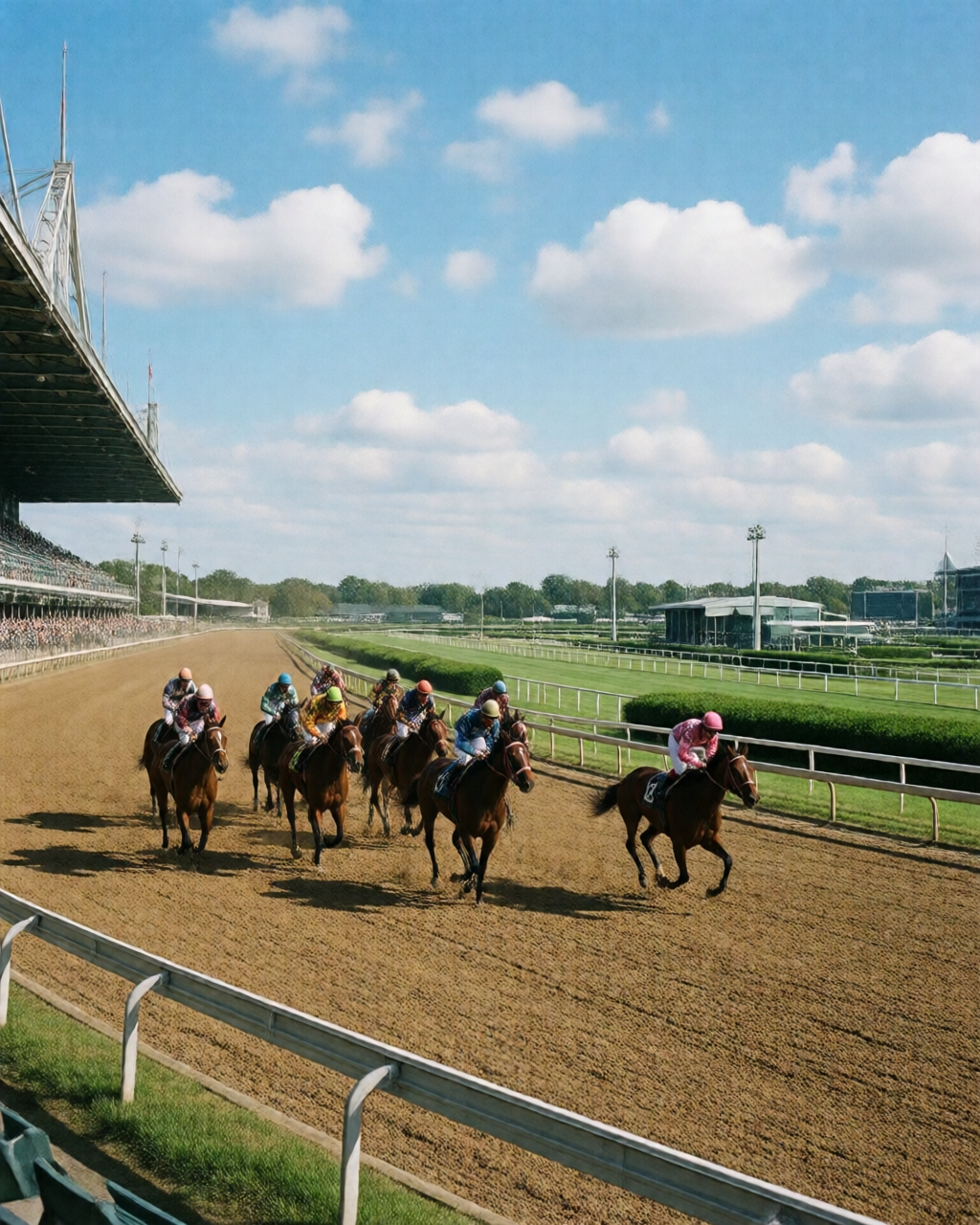 Horse racing scene — 草地賽情報