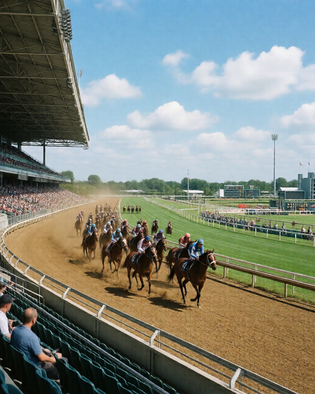 Horse racing scene — 賽馬攻略誌