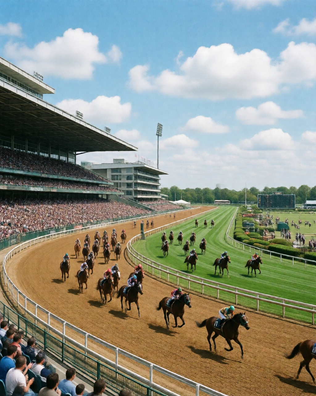 Horse racing scene — 馬場觀察站