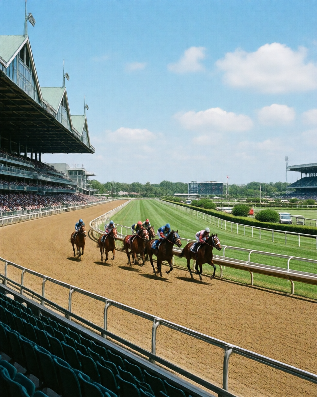Horse racing scene — 賠率情報誌