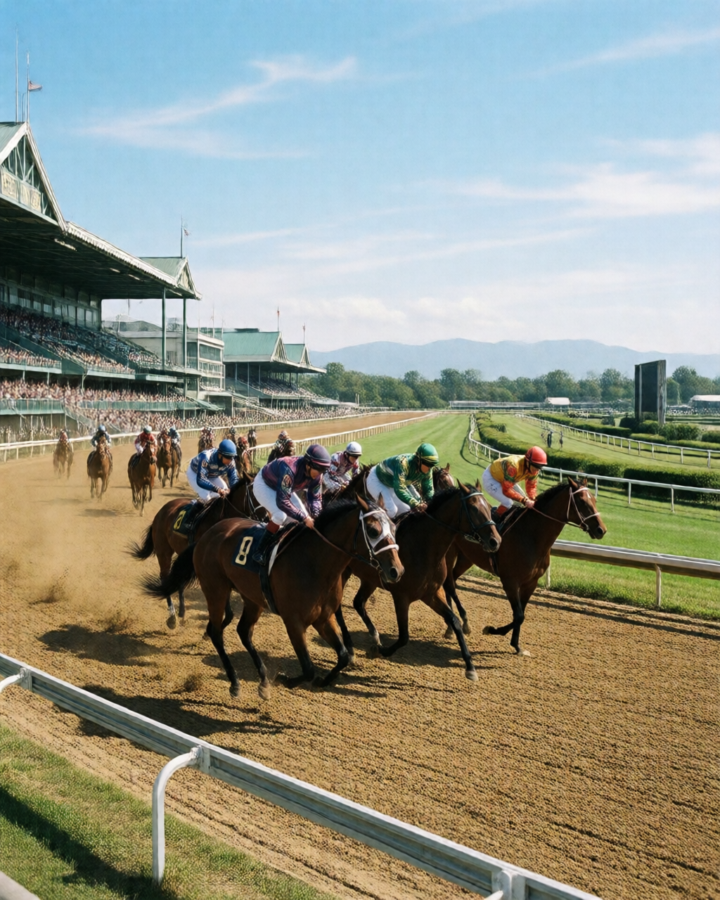 Horse racing scene — 賽事直擊