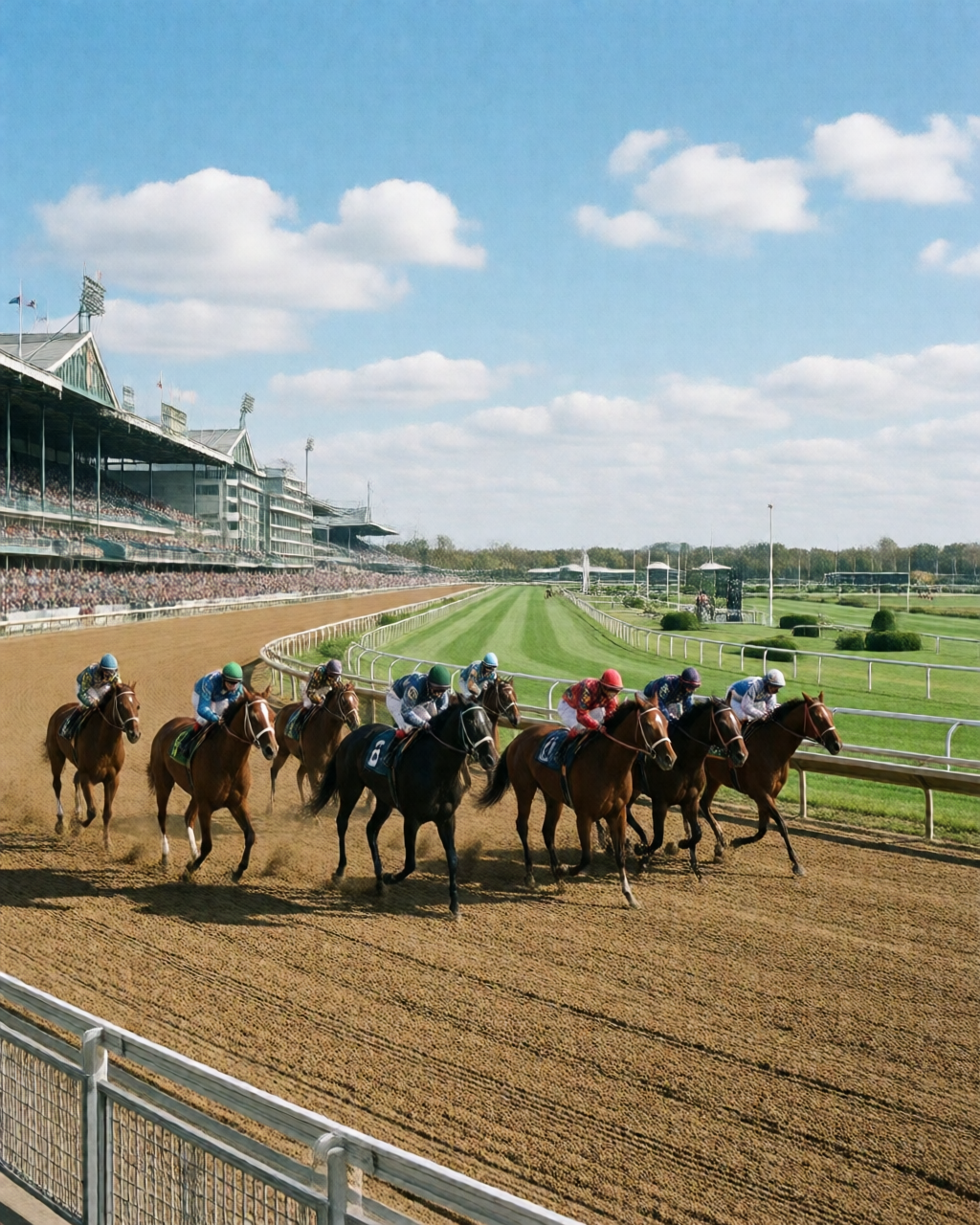Horse racing scene — 配磅分析