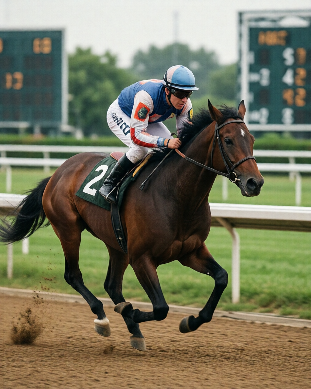 Horse racing scene — 馬場觀察站