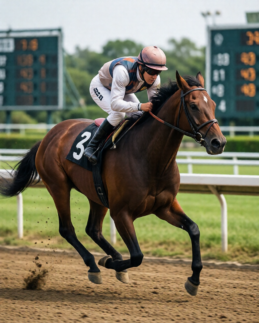 Horse racing scene — 練馬師筆記