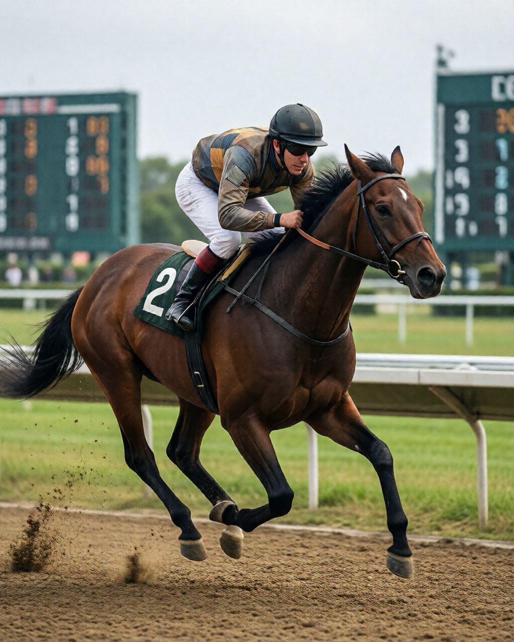 Horse racing scene — 賽事直擊
