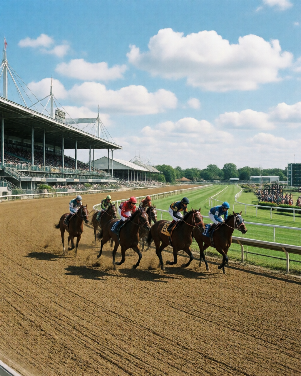 Horse racing scene — 馬經誌