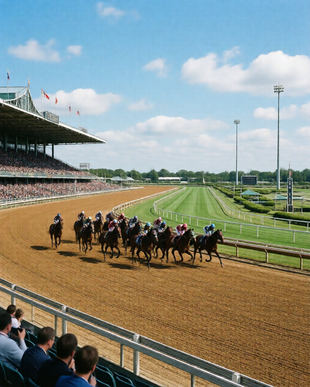 Horse racing scene — 配磅分析