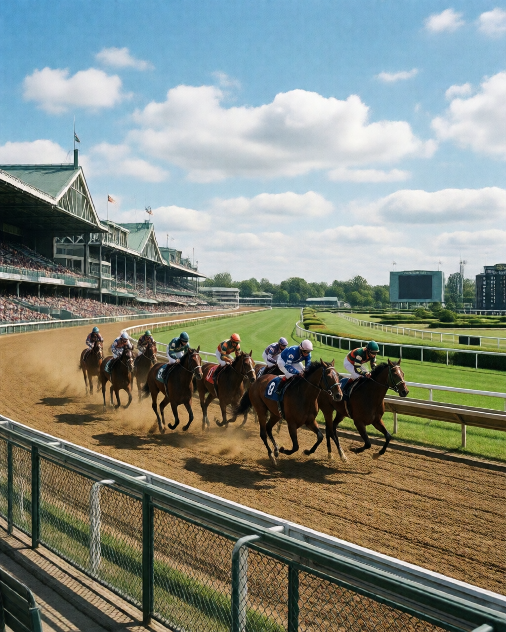 Horse racing scene — 賽馬攻略誌