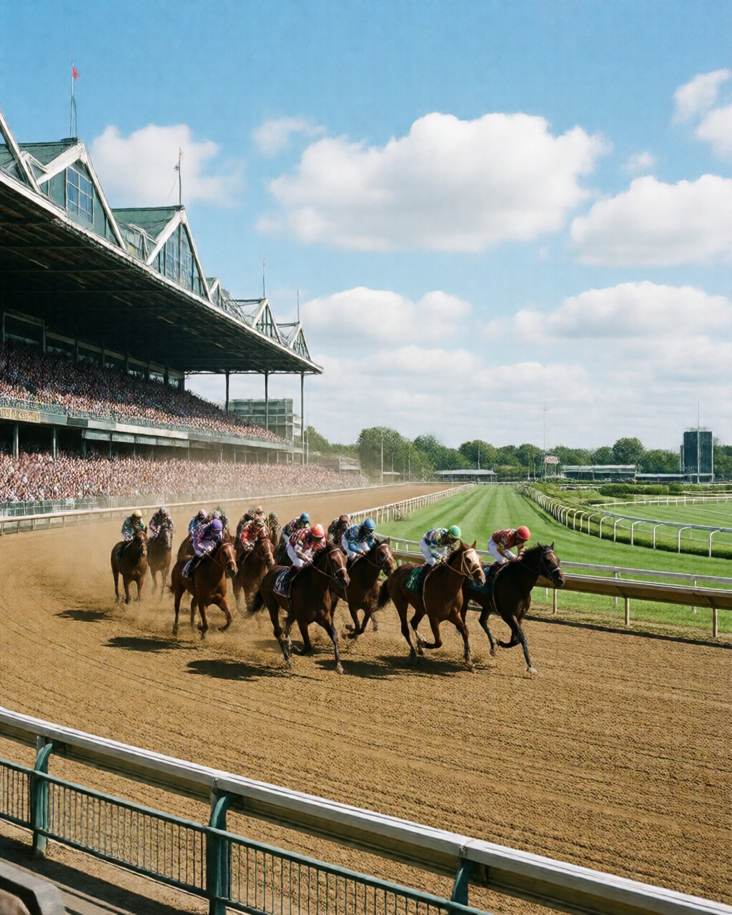 Horse racing scene — 賠率情報誌
