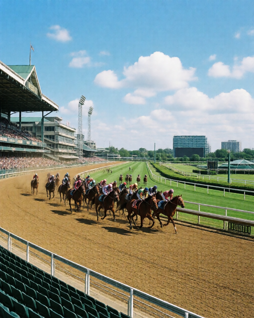 Horse racing scene — 賠率情報誌
