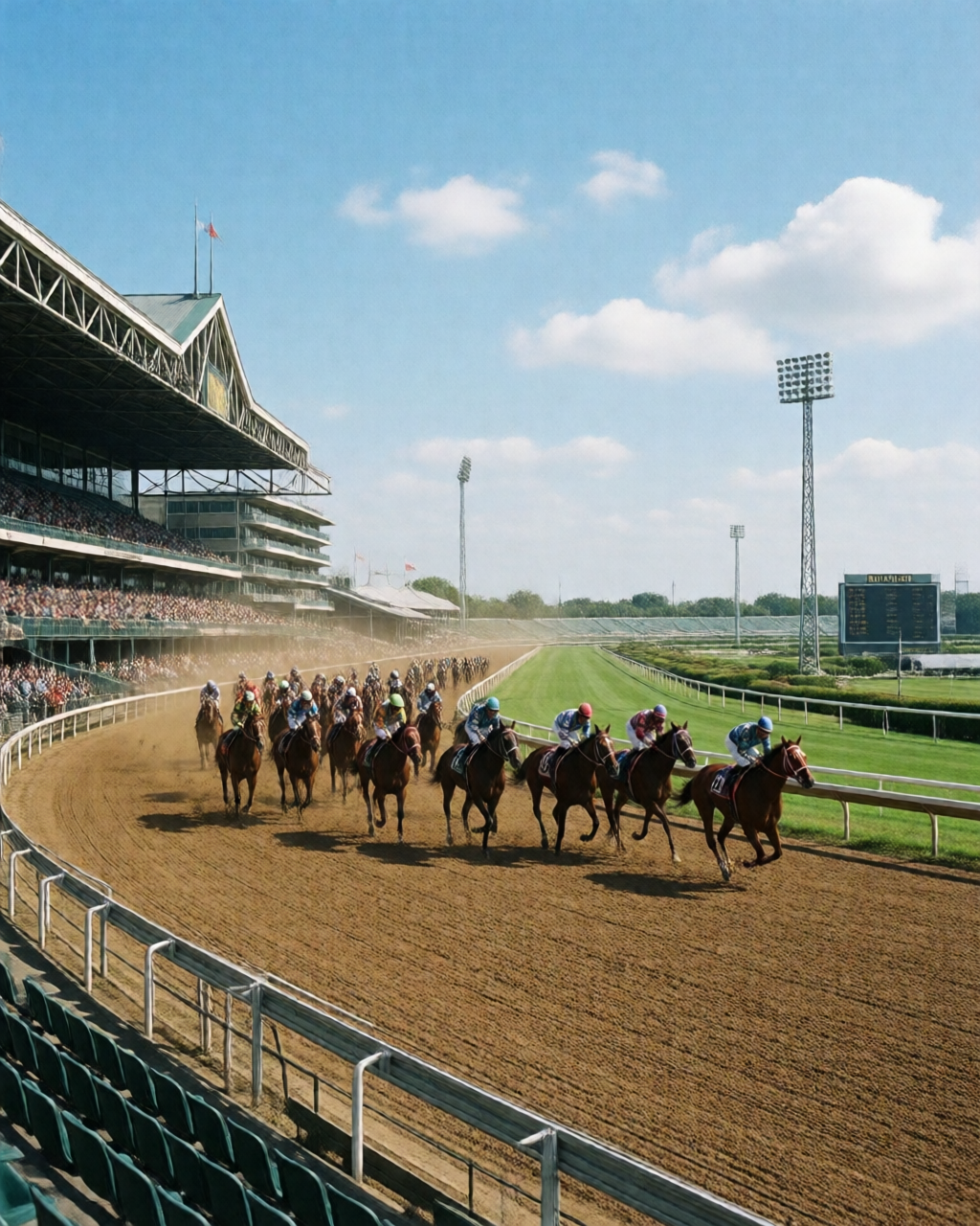 Horse racing scene — 賽事直擊