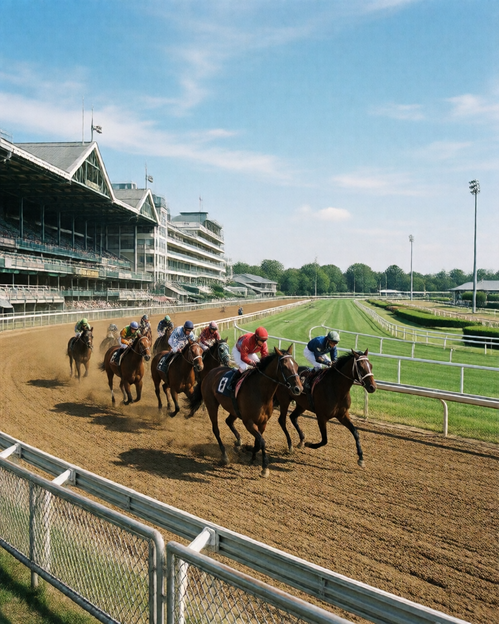 Horse racing scene — 馬經誌