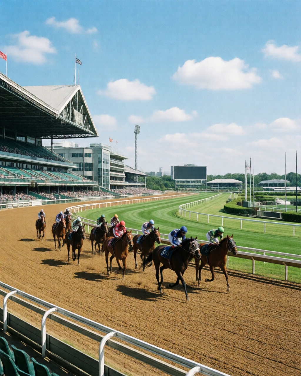 Horse racing scene — 賽馬攻略誌