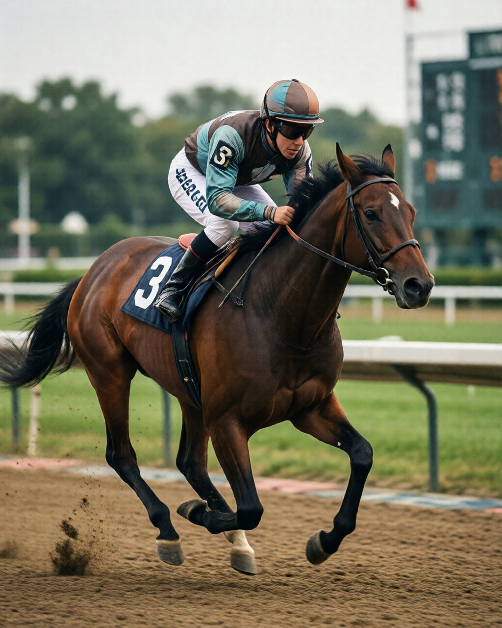 Horse racing scene — 馬場觀察站