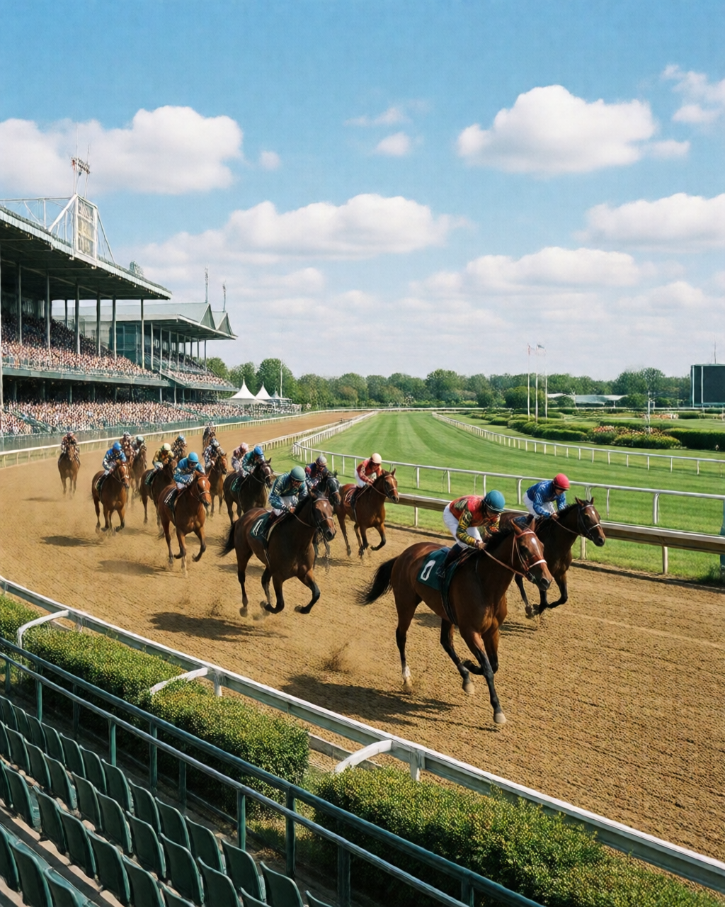Horse racing scene — 馬場觀察站