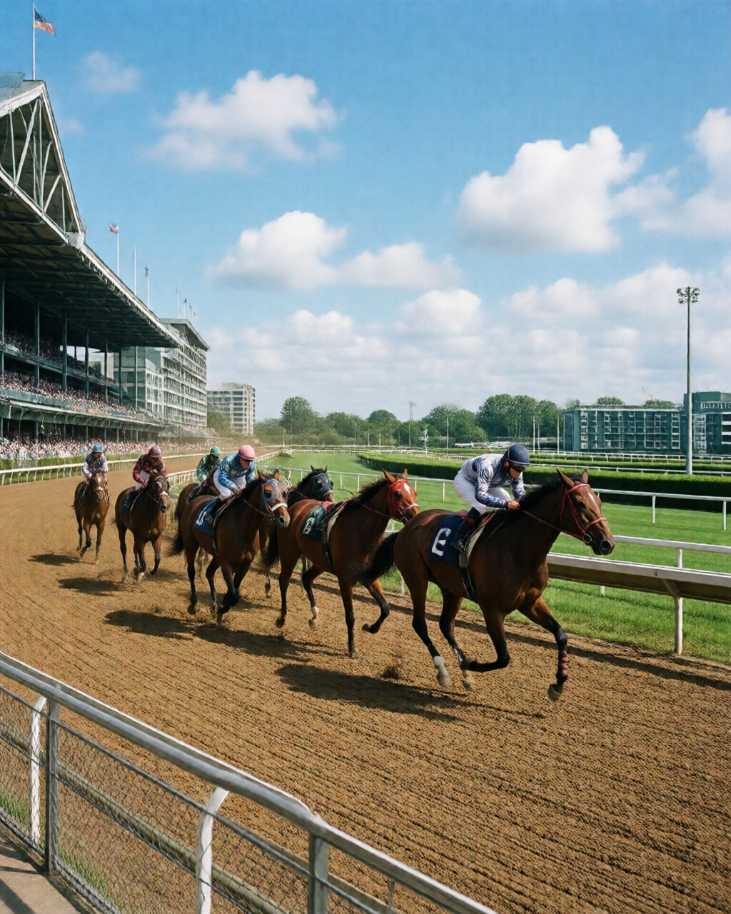 Horse racing scene — 賠率情報誌