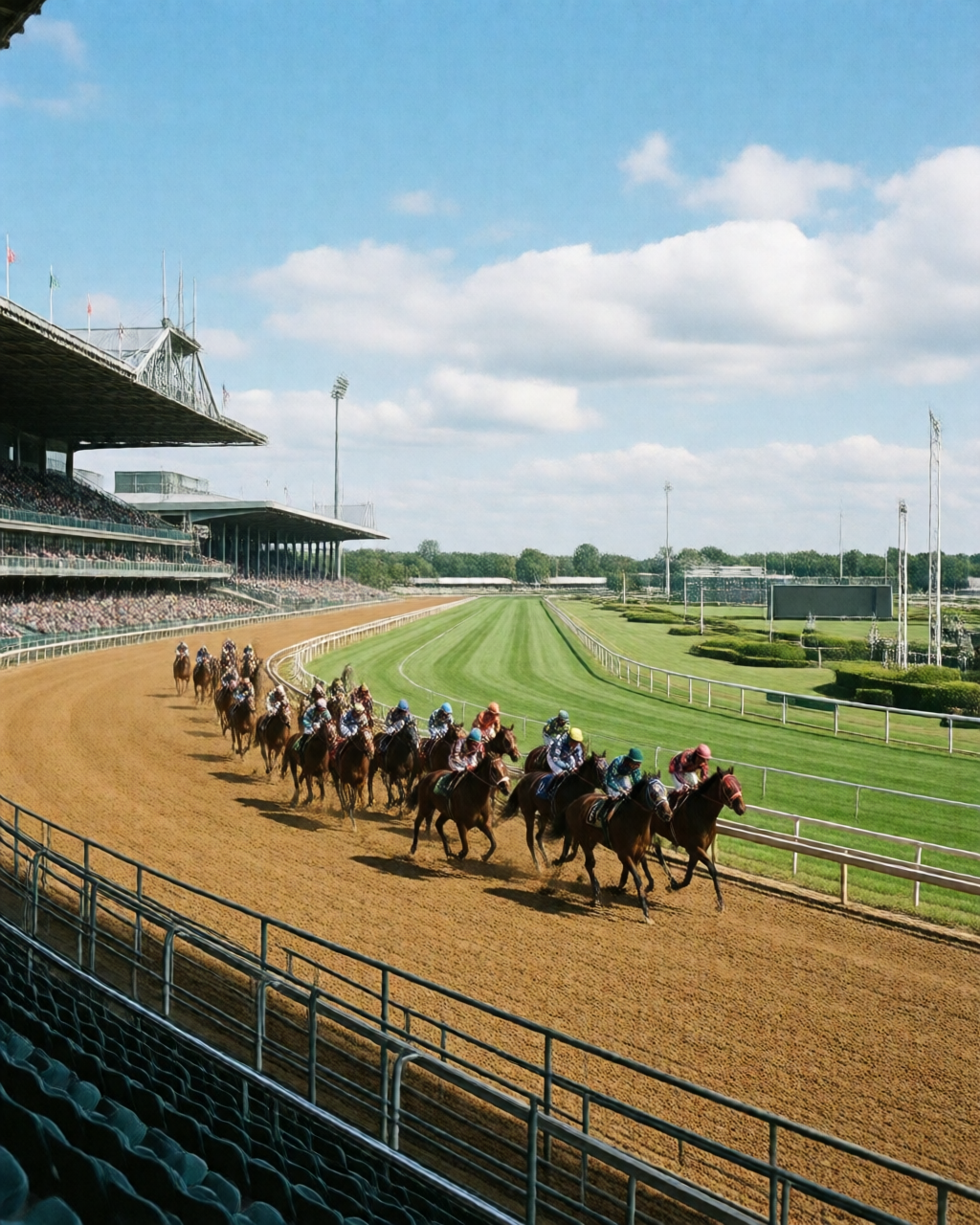 Horse racing scene — 馬經誌