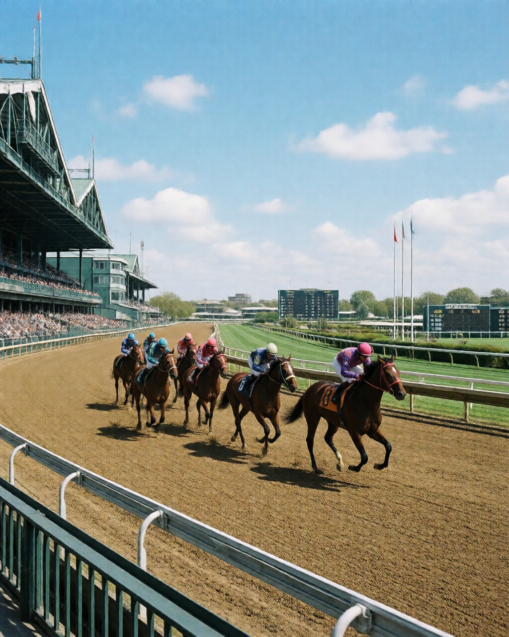 Horse racing scene — 賽馬攻略誌