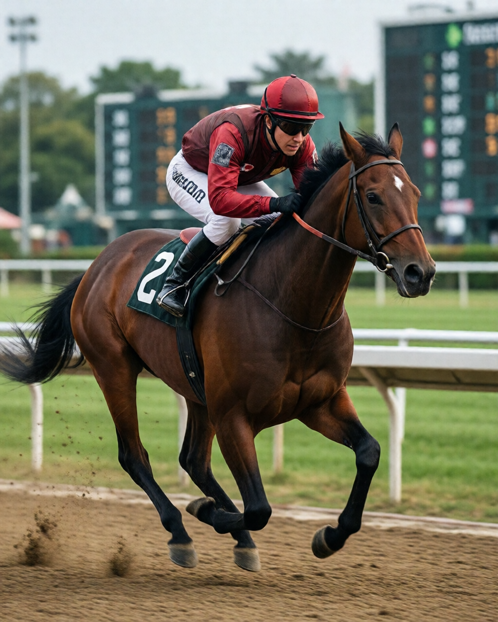 Horse racing scene — 世足資訊站