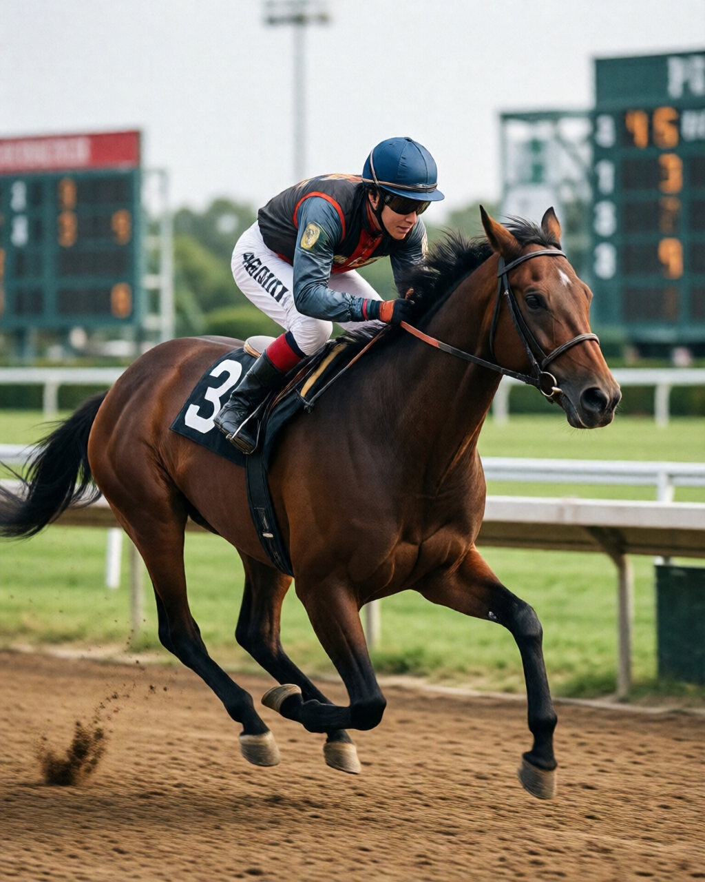 Horse racing scene — 賽事直擊