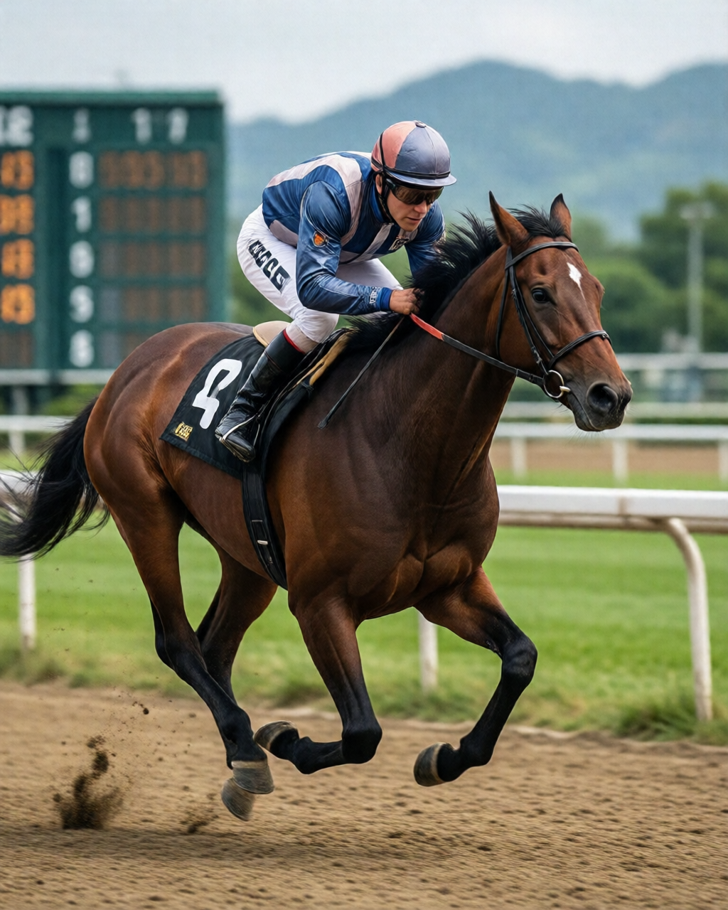 Horse racing scene — 草地賽情報
