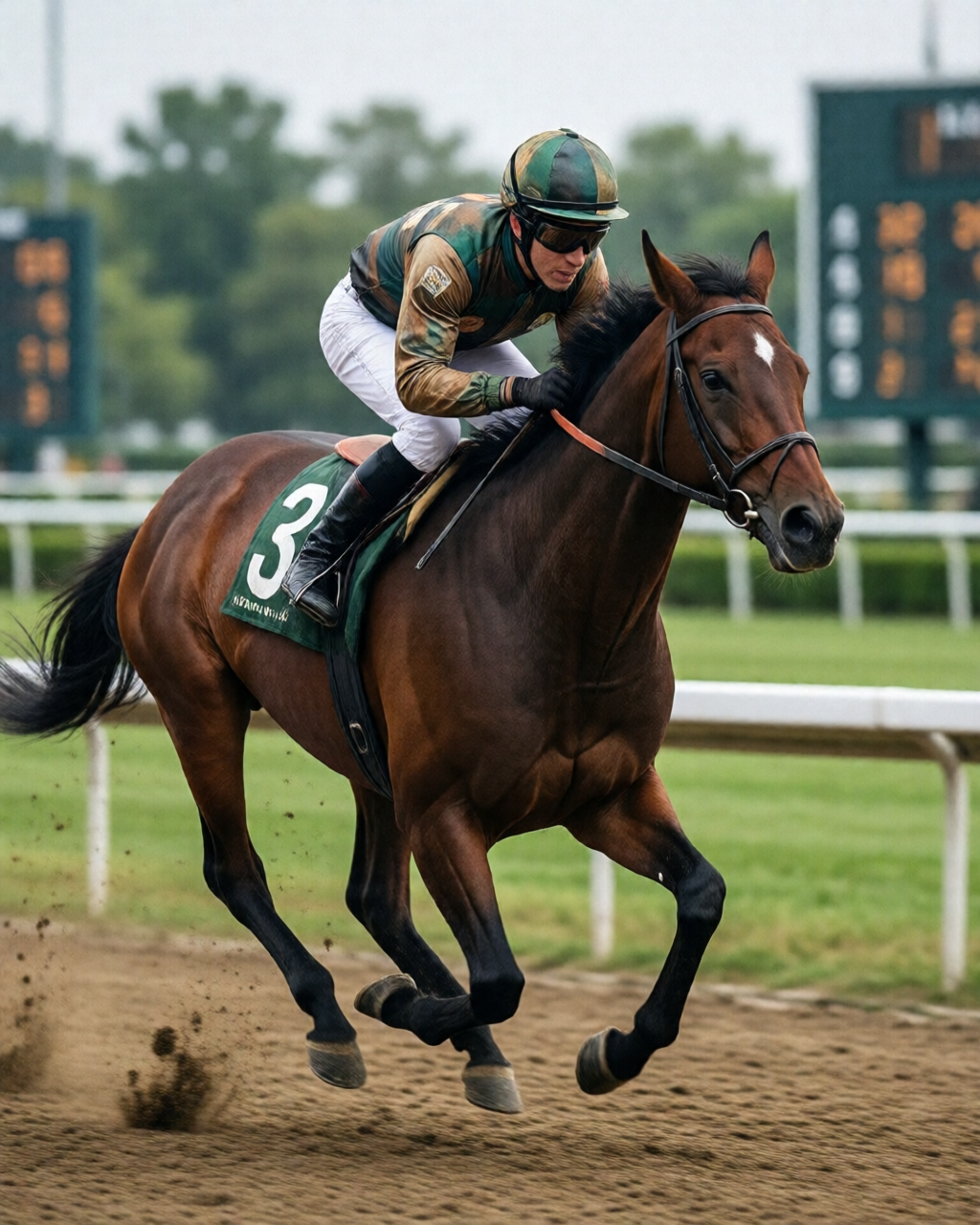Horse racing scene — 賽事直擊