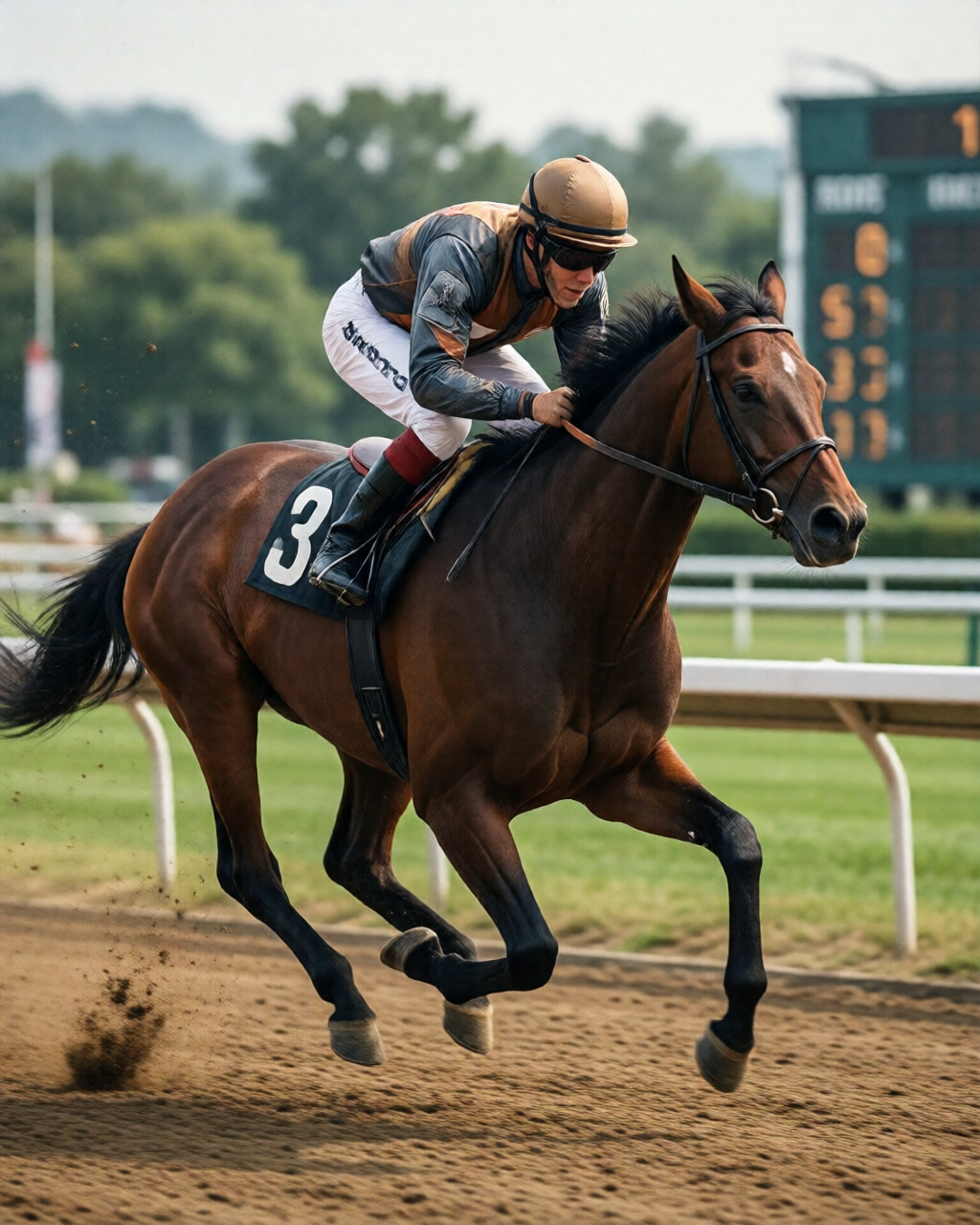 Horse racing scene — 練馬師筆記