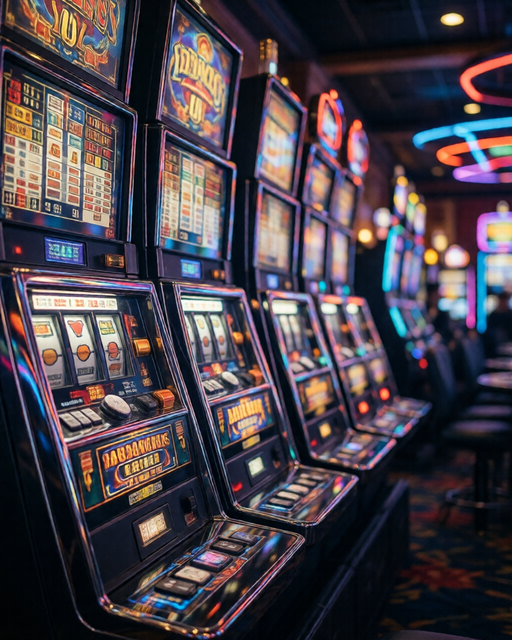 Casino slots ambiance — 老虎機戰報