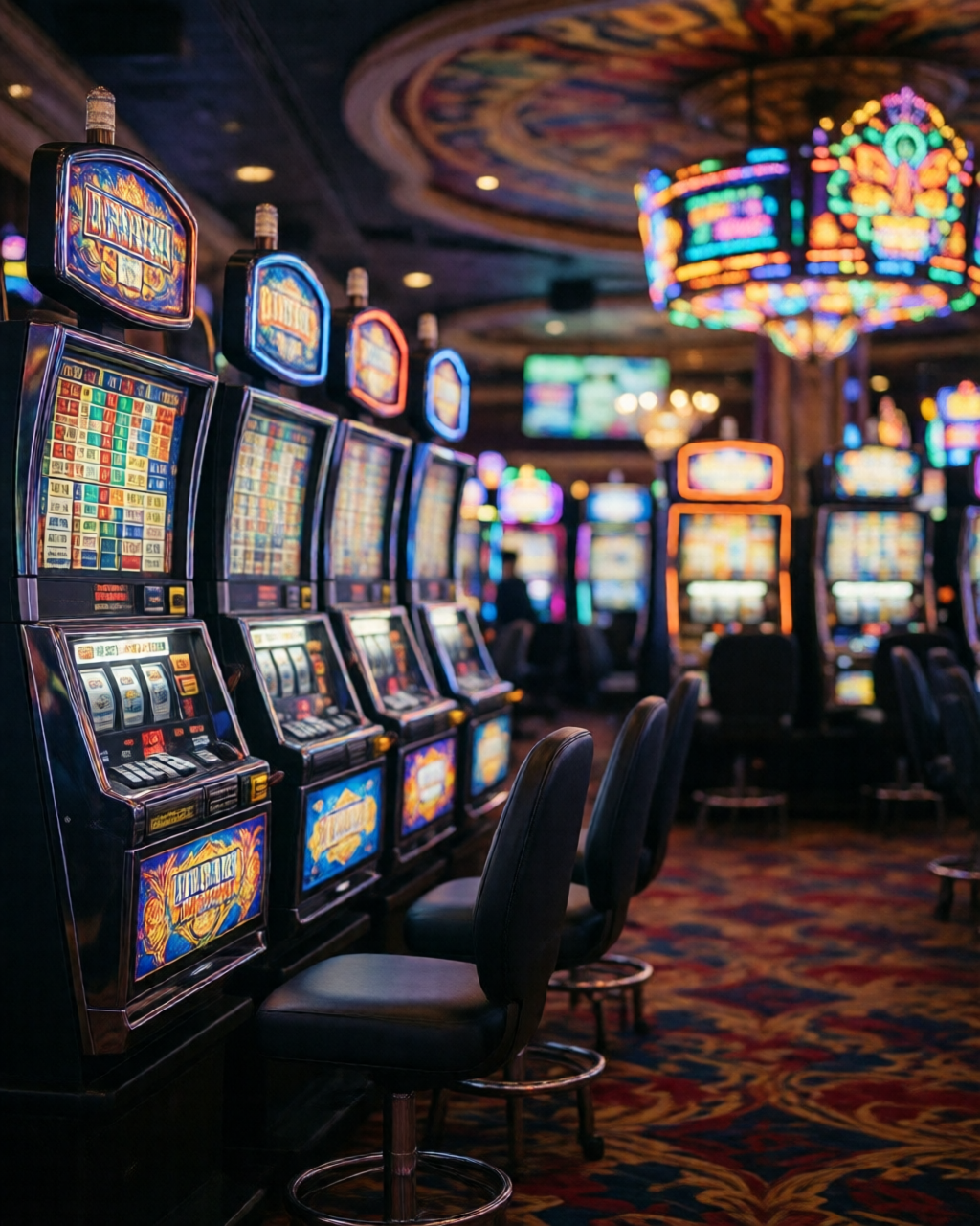 Casino slots ambiance — 老虎機戰報