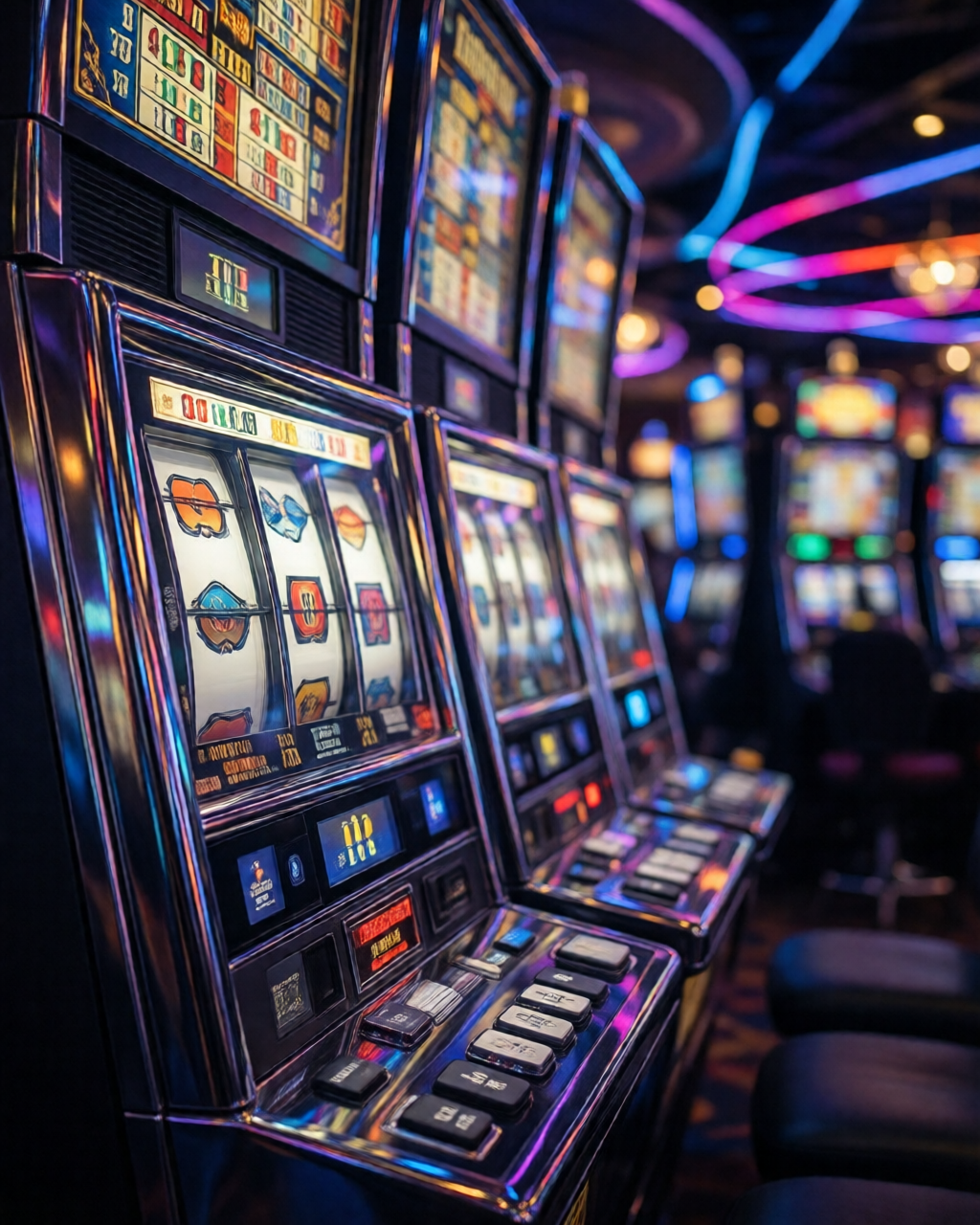 Casino slots ambiance — 老虎機戰報