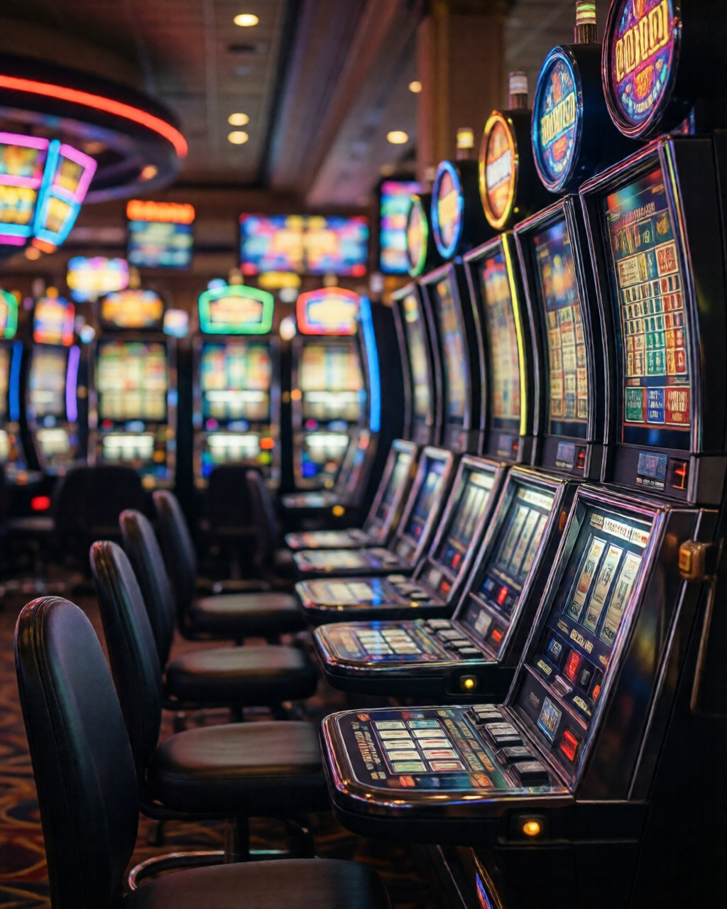 Casino slots ambiance — 老虎機戰報